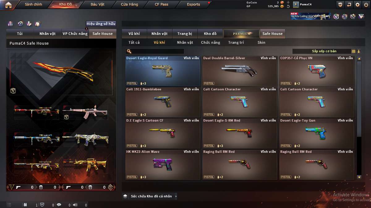 shop acc cf uy tin gia re